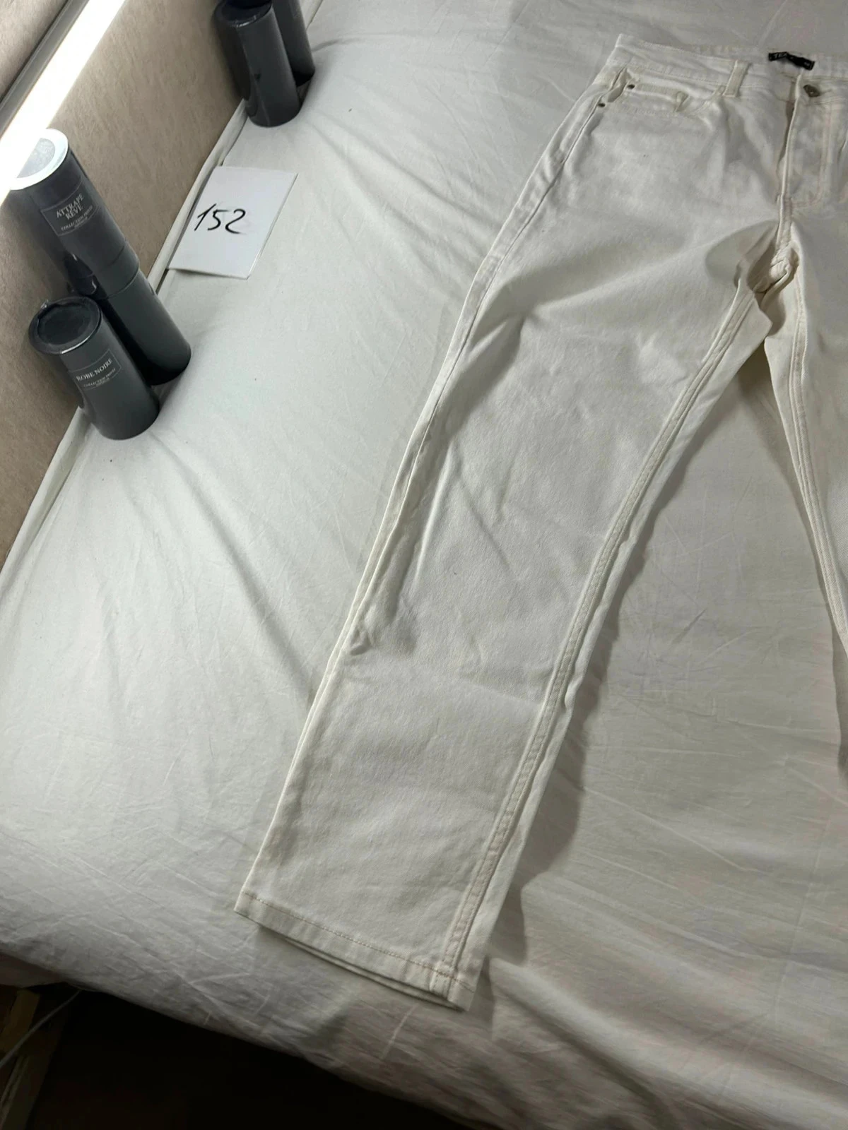 Rechte pas tex witte jeans – photo 3